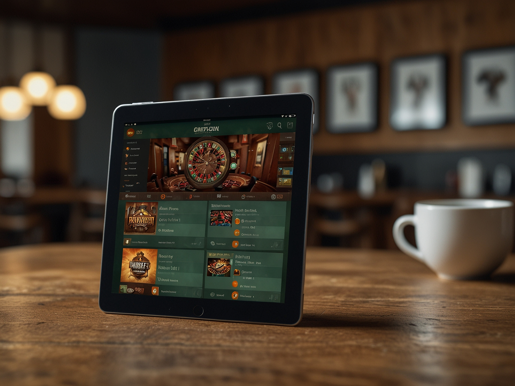 Schermata della piattaforma FantasyTeam su tablet